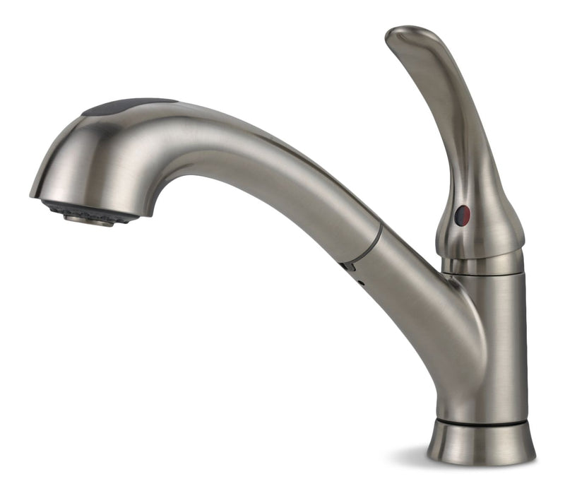 Delta Faucet Casey Single-Handle Pull-Out Kitchen Faucet, Stainless Finish U6