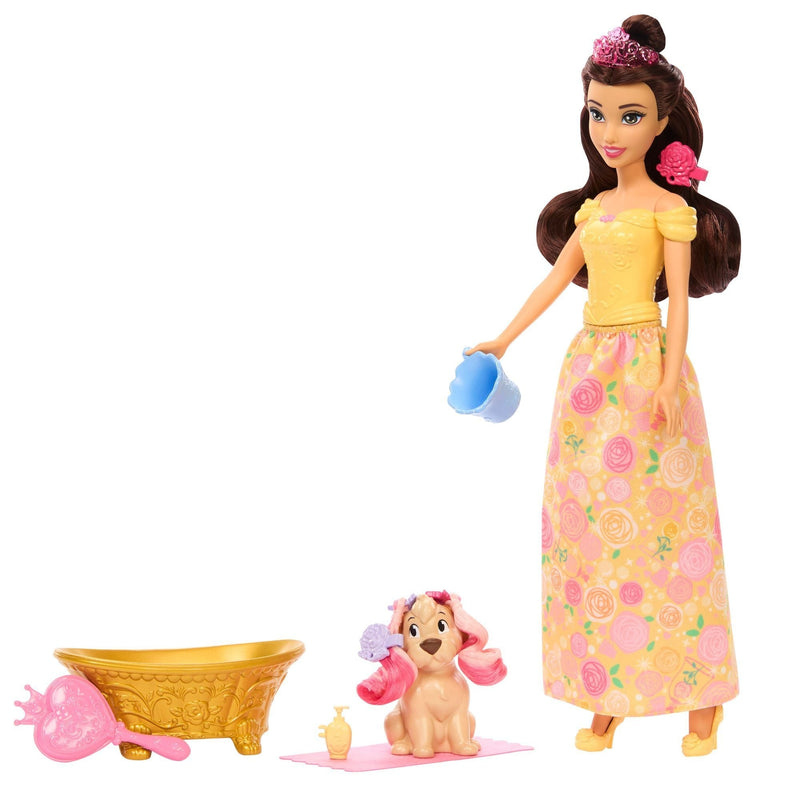 Disney Princess Doll and Feature Pet Playset for Ages 3+ R1