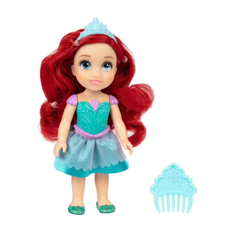 Disney Princess Petite 6-in Dolls, Assorted Styles, Ages 3+ W0