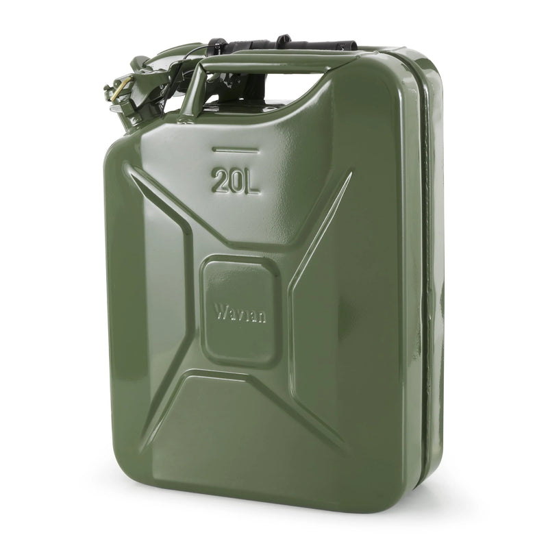 Gallon 20 Liter Authentic CARB Jerry Can with Spout, Green A0
