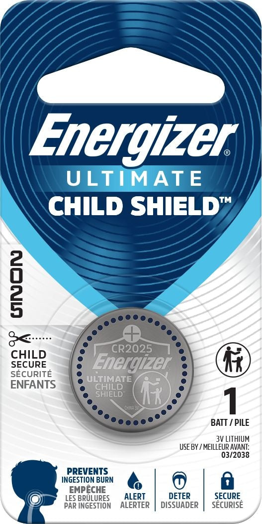 Energizer 2025 Child Shield Lithium Battery H5