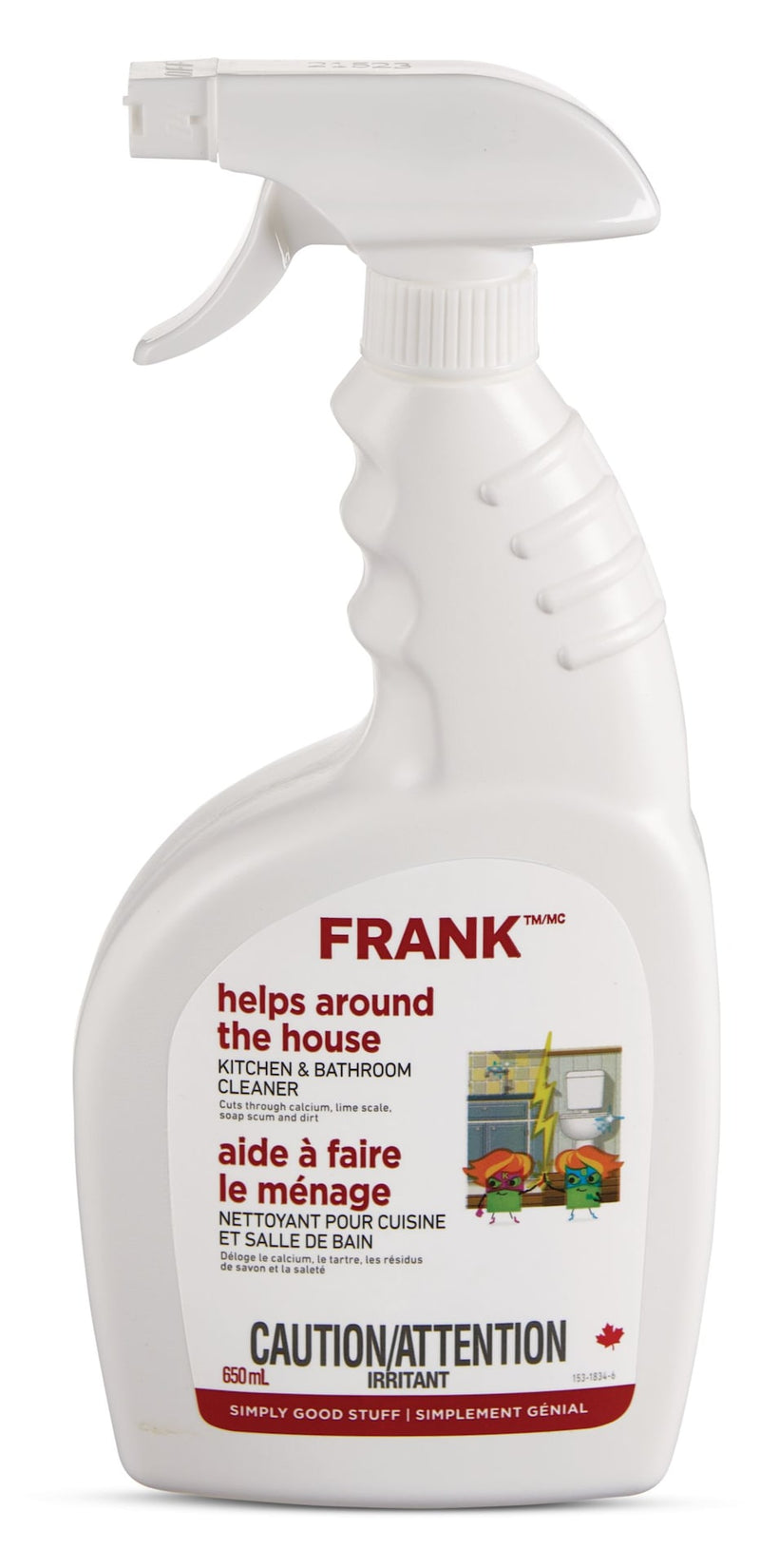 FRANK Multi-Surface Kitchen & Bathroom Cleaner, 650-mL B5