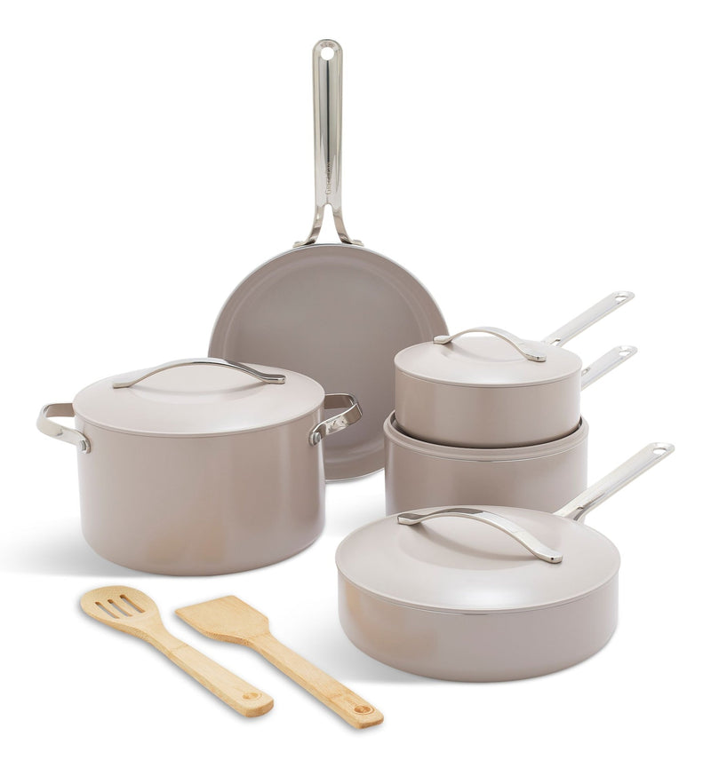GreenPan Nova Cloud White Cookware Set, 11-pc P2