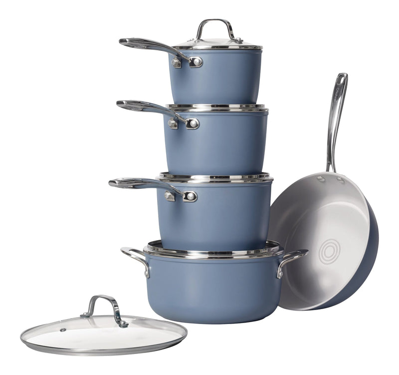 Heritage The Rock O Naturel Ceramic Non-Stick Cookset, 10-pc R5