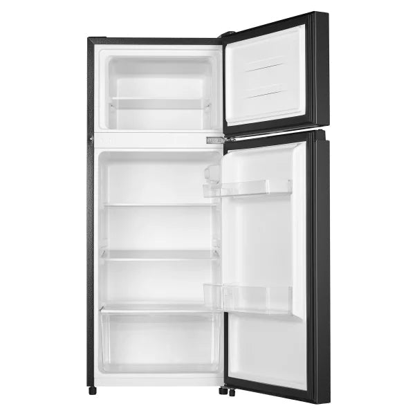 Hisense 19in. 4.4 cu. ft Stainless Steel Look Compact Top Mount Refrigerator E7