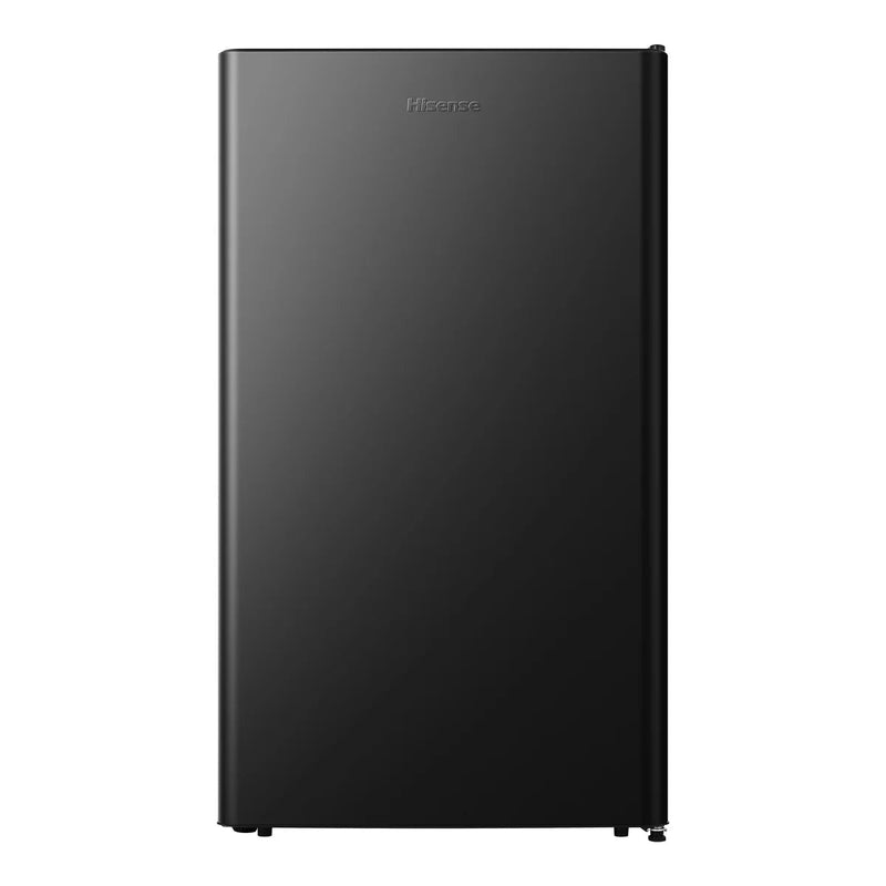 Hisense 33 in. 3.3 cu ft. Black Compact Fridge with Reversible Curved Door J7