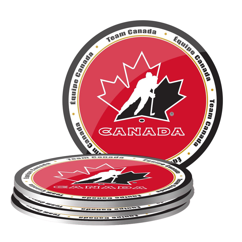 Hockey Canada Team Canada Drink Coaster Set, 4-pk W1