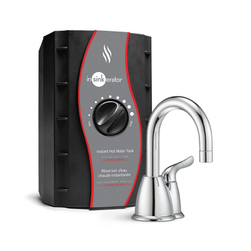 InSinkErator HOT150 Instant Hot Water Dispenser System, 2/3-Gal Stainless Steel Tank Included, Various Finishes P3
