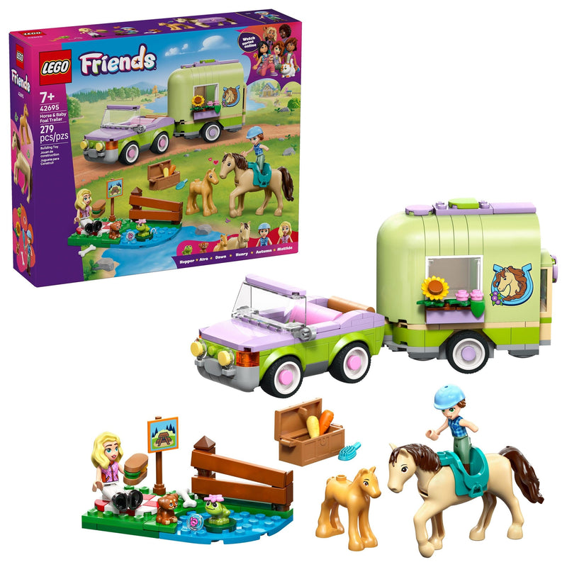 LEGO Friends Horse & Baby Foal Trailer - 42695, 279-pcs, Ages 6+ U3