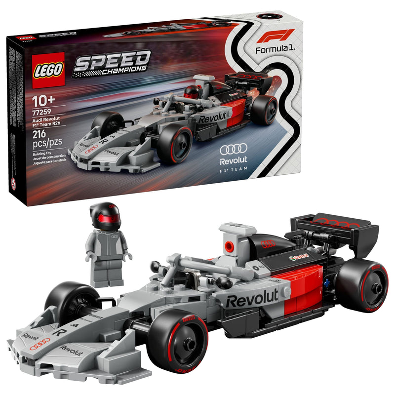 LEGO Speed Champions Audi Revolut F1 Team R26 Race Car - 77259, 215-pc, Ages 10+ B5