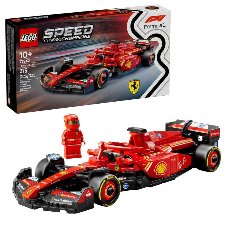 LEGO Speed Champions Ferrari SF-24 F1 Race Car - 77242, 275-pcs, Ages 10+ U7