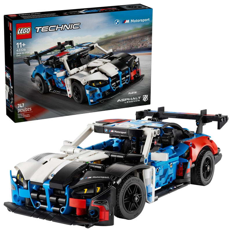 LEGO Technic BMW M4 GT3 EVO Race Car - 42226, 747-pcs, Ages 11+ O2
