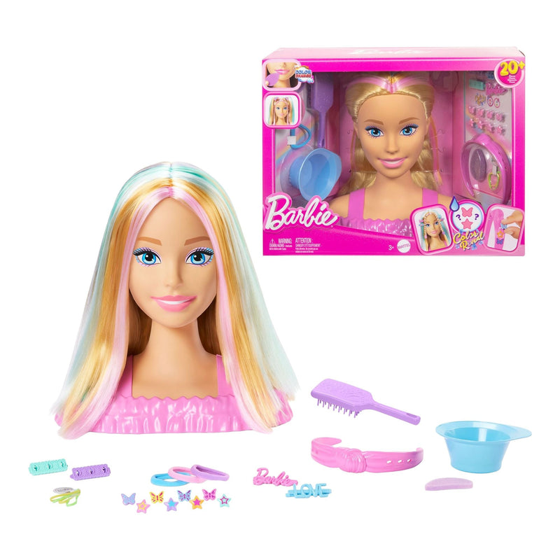 Mattel Deluxe Barbie Blonde Styling Head, Assorted Styles Y3