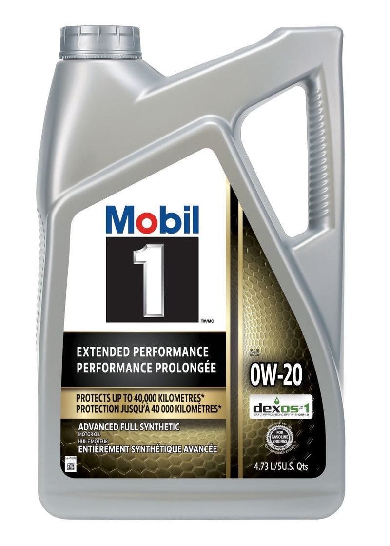 Mobil 1 Extended Performance 0W20 Synthetic Engine/Motor Oil, 4.73-L H6