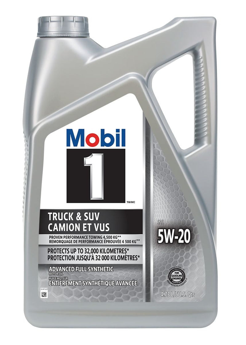 Mobil 1 Truck & SUV 5W20 Synthetic Engine/Motor Oil, 4.73-L V8