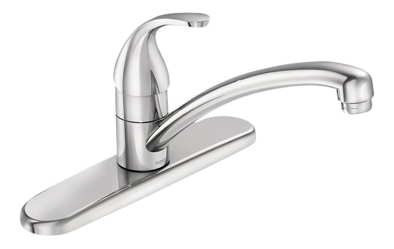 Moen Adler Single Handle Kitchen Faucet, Chrome R0