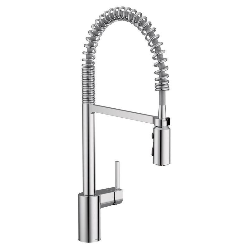 Moen Align Single Handle High Arc Pull Down Sprayer Kitchen Faucet, Chrome N5