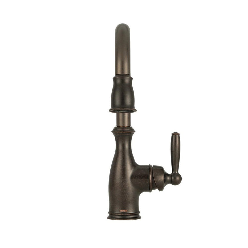 Moen Brantford Single Handle High Arc Pull Down Sprayer Kitchen Faucet with Power Clean, Oil Rubbed Bronze O7