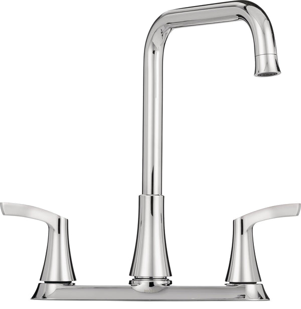 Moen Danika Double Handle Kitchen Faucet, Chrome K9