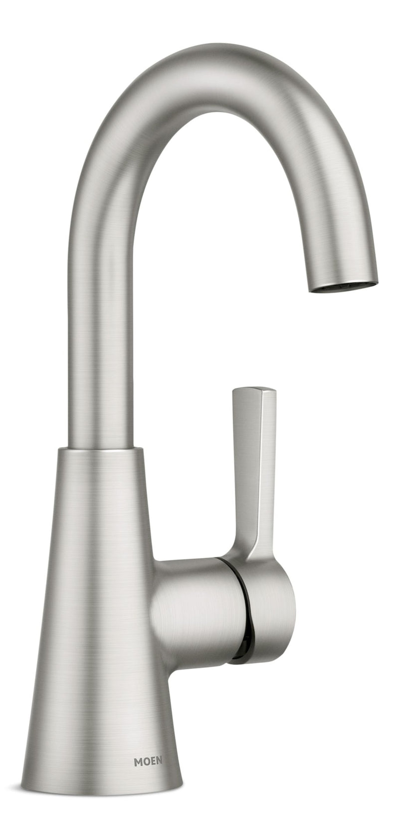 Moen Mikah Single Handle Bathroom Faucet, Spot Resist Brushed Nickel I6