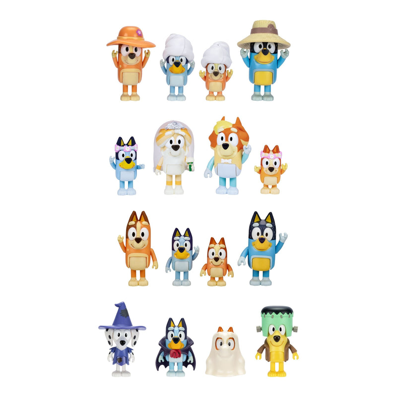Moose Bluey Series 11 Figure Set Assortment, Ages 3+, 4-pk I1