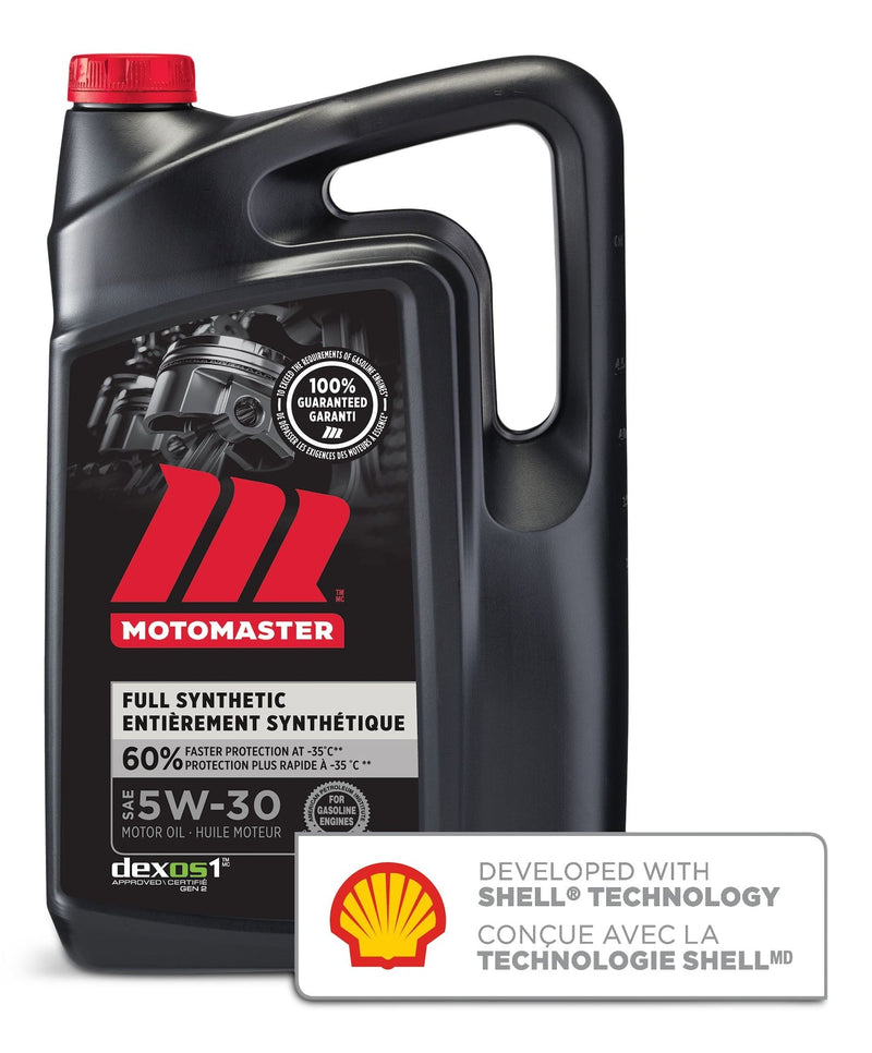 MotoMaster 5W30 Synthetic Engine/Motor Oil, 5-L L8