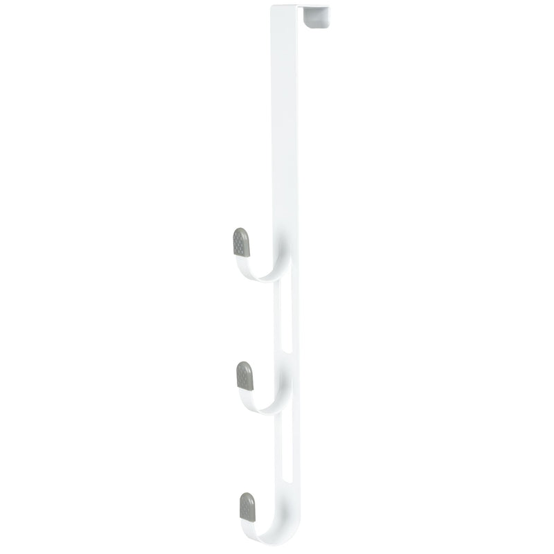 Neatfreak 20" Over The Door Metal 3 Hook, White Q9