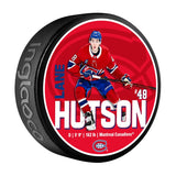 NHL Montreal Canadiens Lane Hutson Hockey Puck, 6-oz
