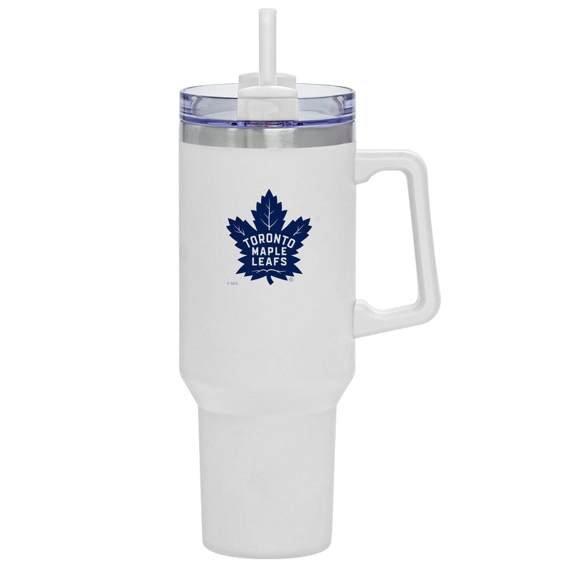 NHL Toronto Maple Leafs Travel Mug with Straw and Handle, 40-oz G5