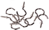 OOK Cup Hooks Set, Nickel, 7/8-in, 40-pk