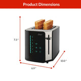 Oster 2-Slice Digital Touchscreen Toaster with Easy Touch Technology