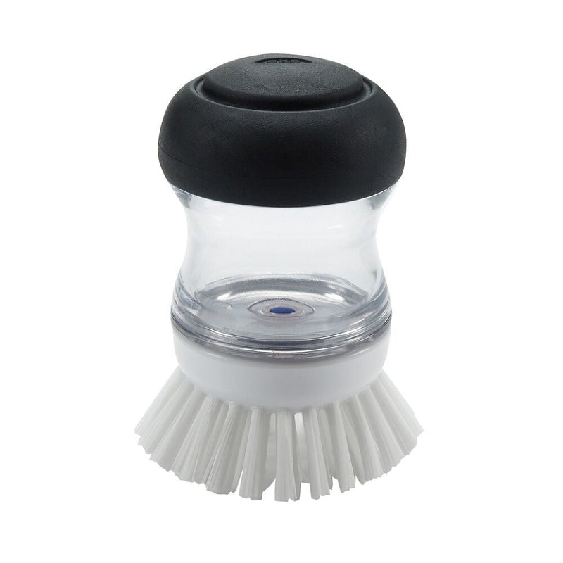 OXO Refillable No-Mess Soap Dispensing Palm Cleaning Brush K3