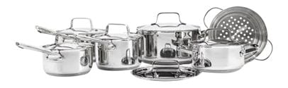 PADERNO Canadian Signature Stainless Steel Cookware Set, 12-pc Z4
