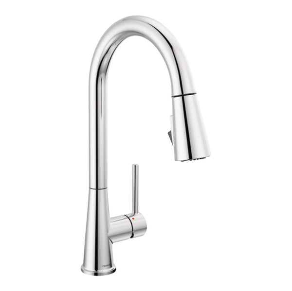 Peerless Precept Single Lever Pull Down Kitchen Faucet with POWERinse, Chrome C3