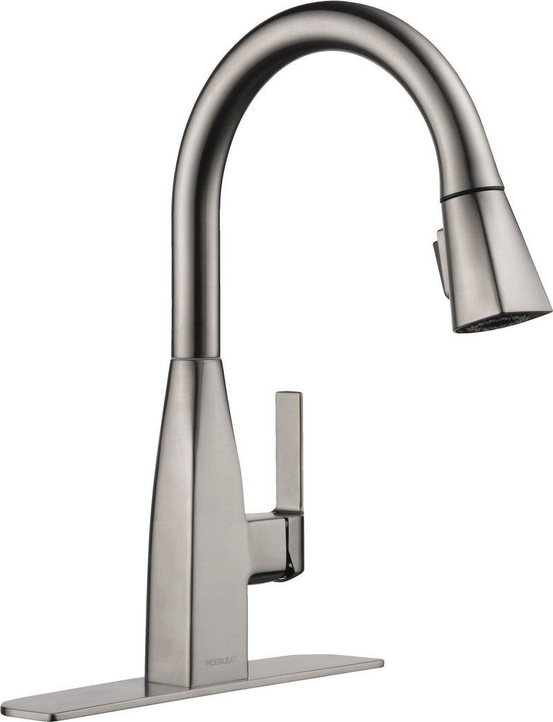 Peerless Xander Single Handle High Arc Pull-Down Kitchen Faucet, Stainless Steel R2