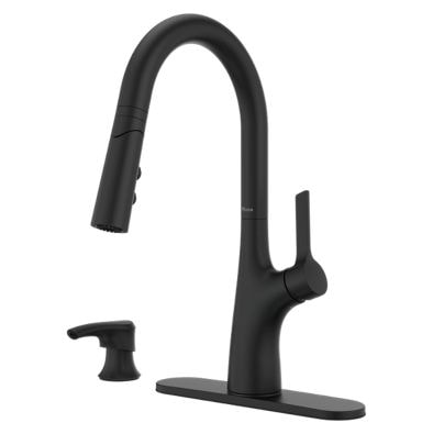 Pfister Ceylon Pull-Down Kitchen Faucet, Matte Black F9