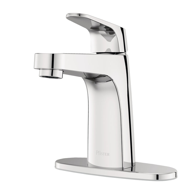 Pfister Matlock Single Control Bathroom Sink Faucet, Chrome F2