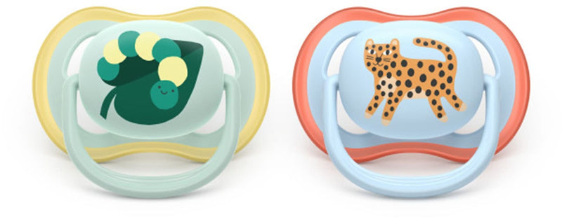 Philips Avent Ultra Aair Caterpillar Pacifier for 0-6M, 2-pk F3