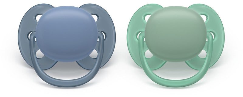 Philips Avent Ultra Soft Blue Pacifier for 6-18M, 2-pk N1