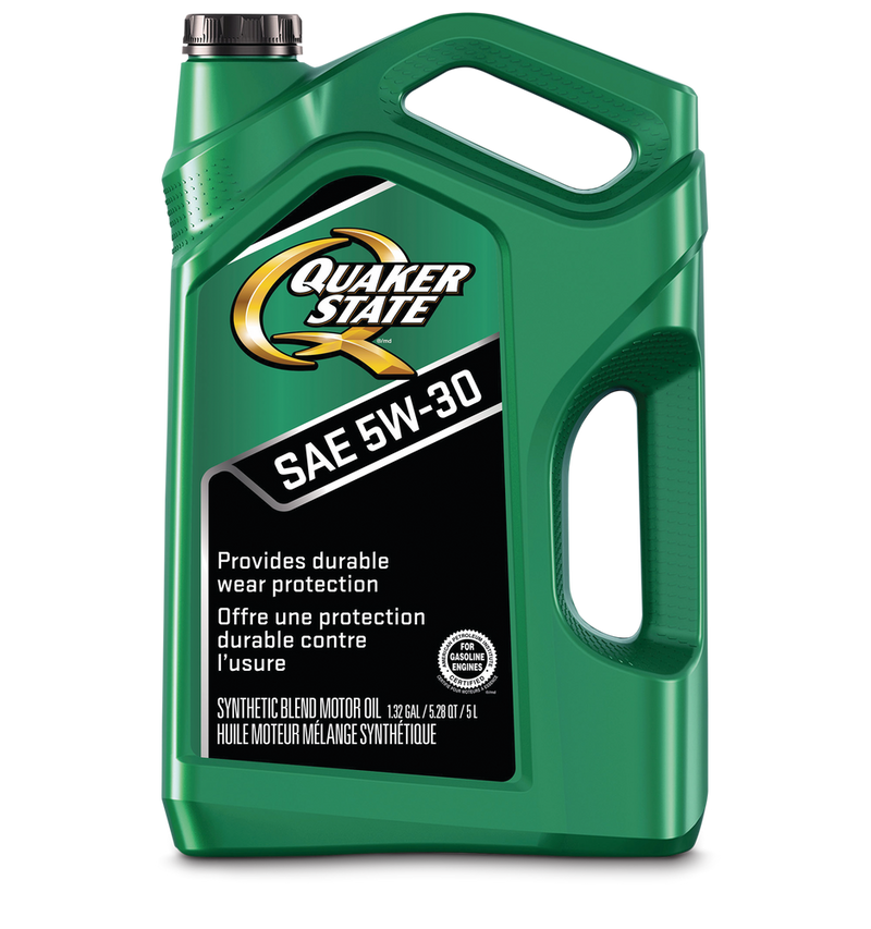 Quaker State Semi-Synthetic 5W30 Motor Oil, 5L R0