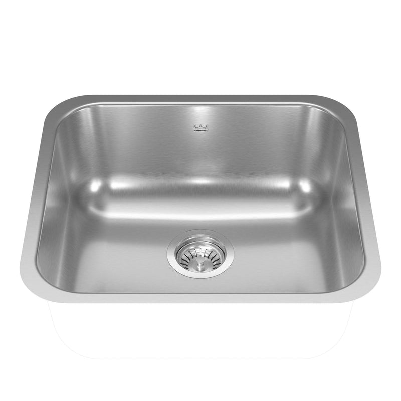 Reginox FB Single Stainless Steel Sink, 19.7x17.75-in R1