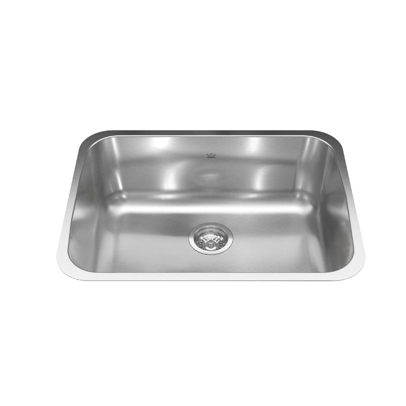 Reginox FB Single Stainless Steel Sink, 24.75x18.75-in N6