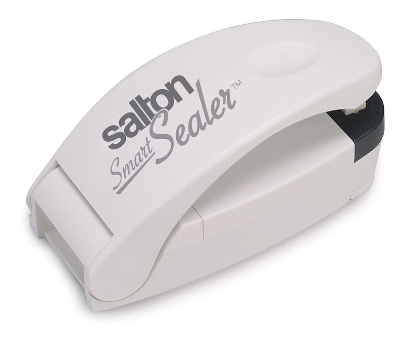 Salton SmartSealer 2-in-1 Portable Bag Sealer & Cutter with Magnetic Strip, White K1