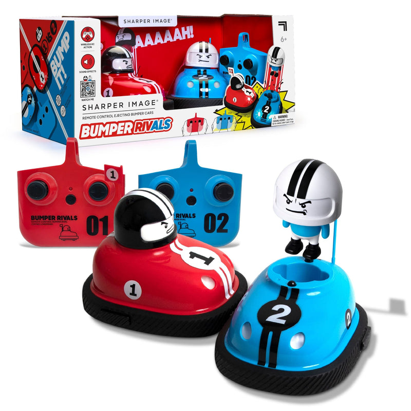 Sharper Image Road Rage Speed Bumper Remote Controlled Car Toy, 2-pk O2