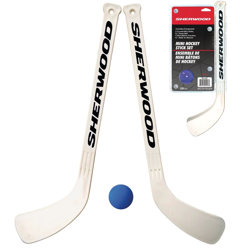 Sherwood Curved Mini Hockey Sticks and Ball Set, 3-pc Y4