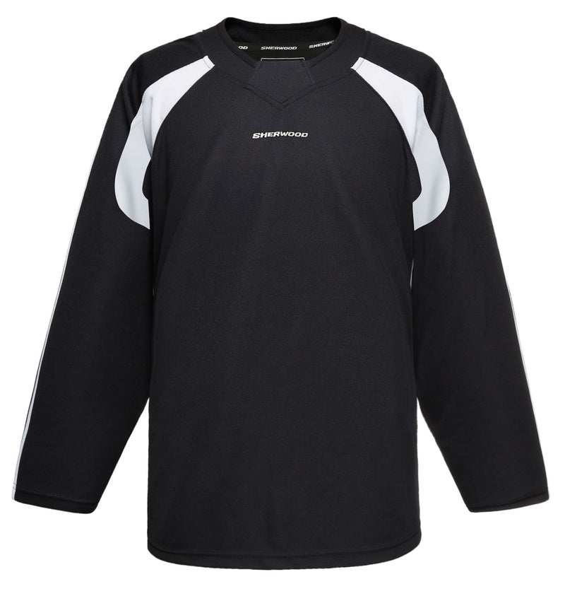 Sherwood Performance Practice Hockey Jersey, Senior, Black, Assorted Sizes V8