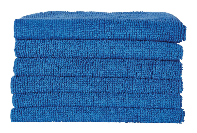 Simplicite All-Purpose Machine Washable Microfibre Cloths, Blue, 40-pk F5