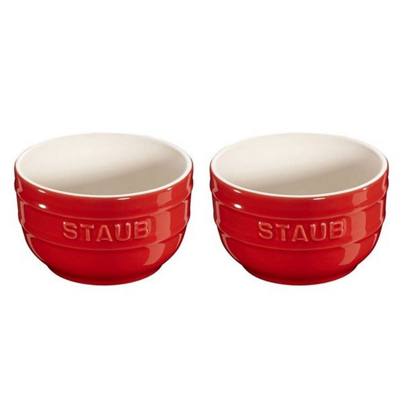 Staub 2piece Ramekin Set - Cherry Z0