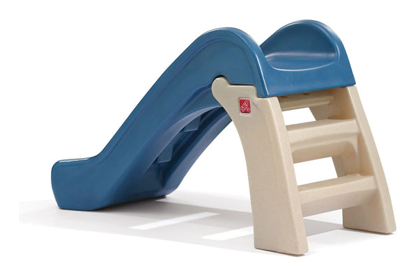 Step2 Outdoor Portable Play & Fold Jr. Baby Slide, Blue, Ages 1.5+ Z1