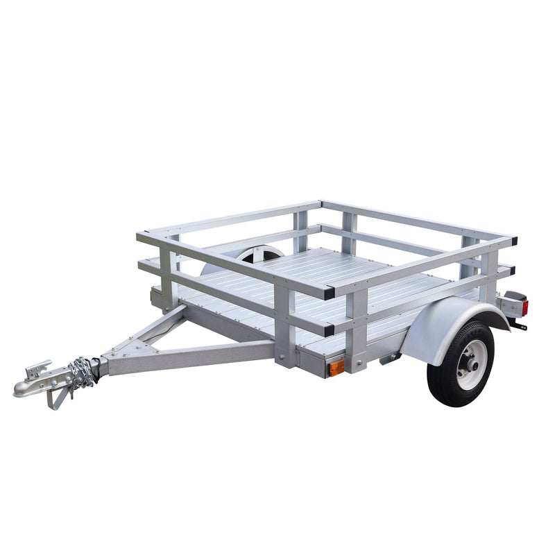 Stirling 4x4-ft Rail Side Galvalume Plus Stirling Kit Trailer K3